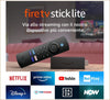 Fire TV Stick Lite HD con telecomando vocale Alexa Lite senza comandi per la TV