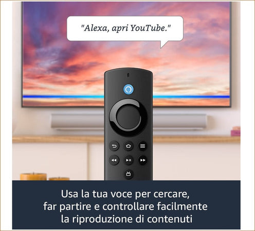 Fire TV Stick Lite HD con telecomando vocale Alexa Lite senza comandi per la TV
