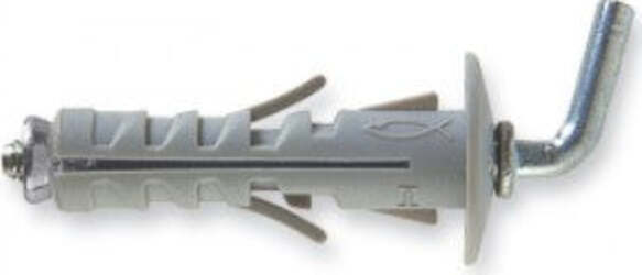 FISCHER---20-TASSELLI-A-ESPANSIONE-SB-9/8-Y-CON-GANCIO-CORTO---9MM