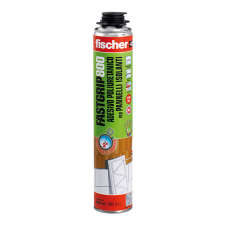 Schiuma poliuretanica adesiva per l'incollaggio di pannelli isolanti e materiali rettificati 800 ml