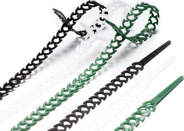 Fischer-Flexi-Fix-538608-Fascette-Fermacavi-Riutilizzabili,-Fissaggi-Multipli,-per-Cavi-in-Ordine-di-Tv,-Pc,-Ufficio,-Cablaggio-Elettrico,-Nero