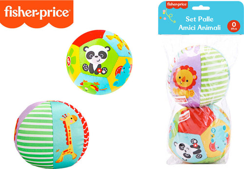 Fisher-Price-Set-2-Palle-Amici-Animali-Tessuto