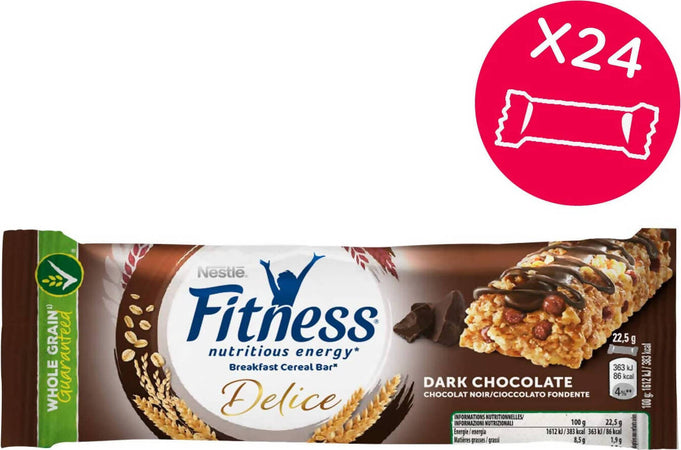 Fitness Delice 24 Pezzi Barretta Fitness Delice Cioccolato Fondente Nestlé 23,50 Gr Confezione Da 24 Pz Alimentari e cura della casa/Cereali e muesli/Cereali e barrette snack/Barrette ai cereali Franco Pausa Caffè - Albano Laziale, Commerciovirtuoso.it
