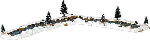 Fiume con alberi e neve in Poliresina, set da 11 pezzi  da 9,6 x 57 x 21 cm Casa e cucina/Decorazioni per interni/Addobbi e decorazioni per ricorrenze/Decorazioni natalizie/Oggettistica MagiediNatale.it - Altamura, Commerciovirtuoso.it