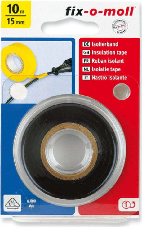 FIX-0-MOLL---10mt-x-15mm---NASTRO-ADESIVO-ISOLANTE-PER-RIPARAZIONI---COLORE-NERO