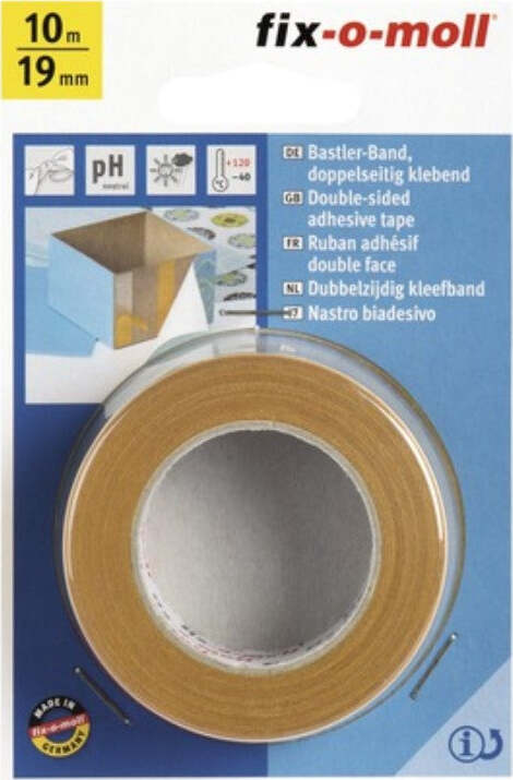 FIX-0-MOLL---10mt-x-19mm---NASTRO-BIADESIVO-TRASPARENTE---RESISTENTE-AGLI-STRAPPI