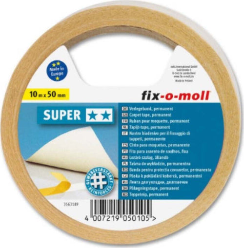 FIX-0-MOLL---10mt-x-50mm---NASTRO-BIADESIVO-EXTRA-FORTE-PER-FISSAGGIO-TAPPETI---CON-FIBRE-RINFORZATE