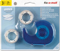 FIX-0-MOLL---33mt-x-19/19/19mm---SET-3-NASTRI-ADESIVI-DA-UFFICIO-CON-DISPENSER---COLORE-TRASPARENTE
