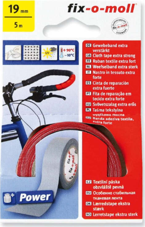 FIX-0-MOLL---5mt-x-19mm---NASTRO-ADESIVO-TELATO-EXTRA-FORTE-PER-RIPARAZIONI---COLORE-ROSSO