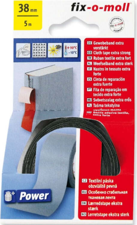 FIX-0-MOLL---5mt-x-38mm---NASTRO-ADESIVO-TELATO-EXTRA-FORTE-PER-RIPARAZIONI---COLORE-NERO