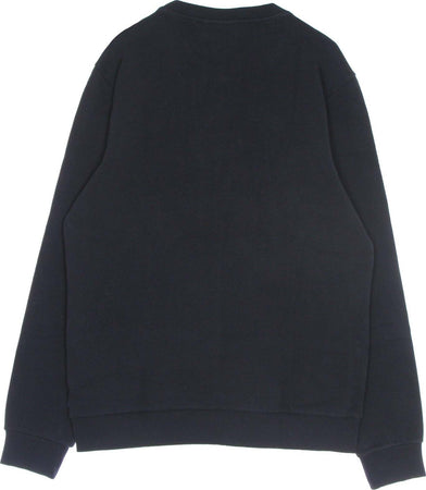 FJALLRAVEN-Felpa-Girocollo-Uomo-Logo-Sweater-Dark-Navy-da-uomo