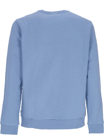 FJALLRAVEN-Felpa-Girocollo-Uomo-Logo-Sweater-Dawn-Blue-da-uomo