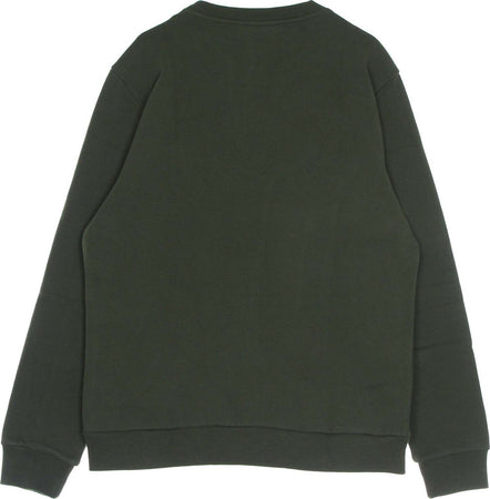 FJALLRAVEN-Felpa-Girocollo-Uomo-Logo-Sweater-Deep-Forest-da-uomo