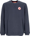 FJALLRAVEN-Felpa-Leggera-Girocollo-Uomo-1960-Logo-Badge-Sweater-Dark-Navy-da-uomo
