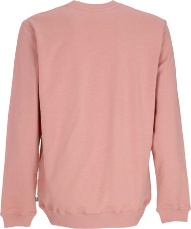 FJALLRAVEN-Felpa-Leggera-Girocollo-Uomo-1960-Logo-Badge-Sweater-Dusty-Rose-da-uomo