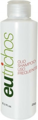 Eutrichòs Olio-shampoo uso frequente 250 ml, pH fisiologico, con principi attivi lenitivi e dermo calmanti, ideale nei casi di cute sensibilizzata.