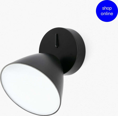 FLASH Lampada da parete nera Illuminazione/Illuminazione per interni/Illuminazioni per pareti/Applique Led Mall Home - Napoli, Commerciovirtuoso.it
