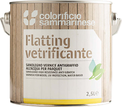 FLATTING-ALL'ACQUA-'SANOLEGNO'-Lt.-0,750---trasparente-satinata-Colorificio-Sammarinese