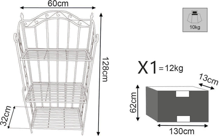 FLAVIENNE---scaffale-3-piani-stile-provenzale-in-ferro-verniciato-Bianco-Milani-Home