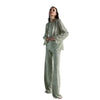 Dexterior bluse e camicie donna d.exterior - pizzo dentelle tunica sciarpa - verde da donna