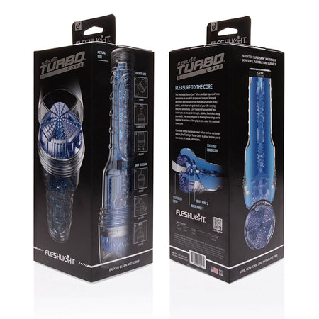 Fleshlight Turbo Core masturbatore suzione regolabile texture multilivello