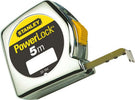 Flessometro PowerLock - 5 mt - larghezza nastro 19 mm - Stanley Cancelleria e prodotti per ufficio/Archivio ufficio e accessori per scrivania/Strumenti di misura/Metri a nastro Eurocartuccia - Pavullo, Commerciovirtuoso.it
