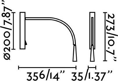 FLIN Lampada da parete lettore bianca Illuminazione/Illuminazione per interni/Illuminazioni per pareti/Applique Led Mall Home - Napoli, Commerciovirtuoso.it