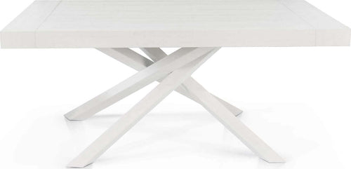 FLORA---tavolo-in-legno-e-metallo-cm-90x160/210/260x75-h-Bianco-Milani-Home