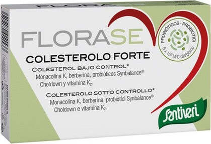 FLORASE-COLESTEROLO-FORTE-integratore-alimentare-40-capsule-Santiveri-Ibersan