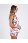 Admas Pigiama estivo da Donna in Raso Pigiama con Bretelle 55910 S32 - Passarelli Biancheria