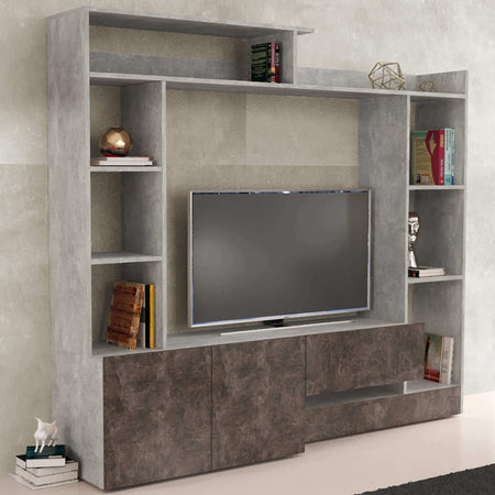 FLORIANO---parete-attrezzata-soggiorno-180x28/40x165-h-Marmo-Milani-Home