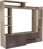FLORIANO---parete-attrezzata-soggiorno-180x28/40x165-h-Rovere-grigio-Milani-Home