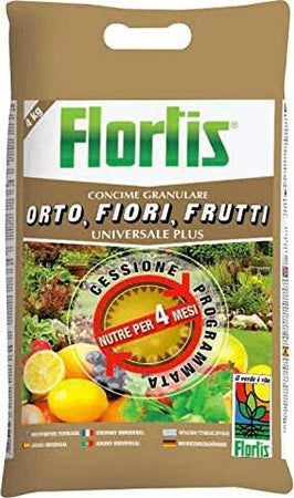 FLORTIS---4kg---CONCIME-GRANULARE-UNIVERSALE-PLUS-ORTO,-FIORI,-FRUTTI