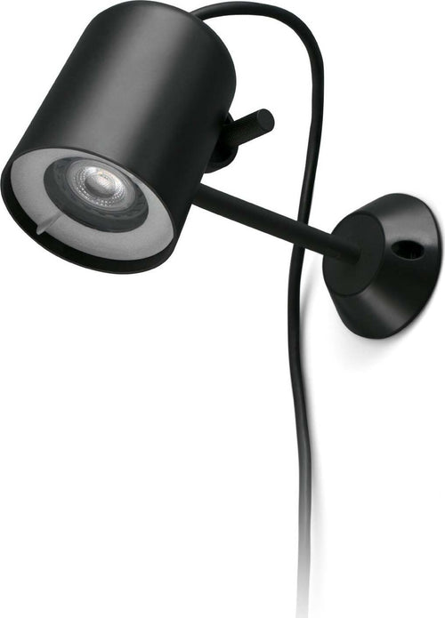 FLOW Lampada da parete con pichetto nero Illuminazione/Illuminazione per interni/Illuminazioni per pareti/Applique Led Mall Home - Napoli, Commerciovirtuoso.it