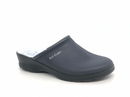 FLY FLOT Ciabatta chiusa donna senza fori blu