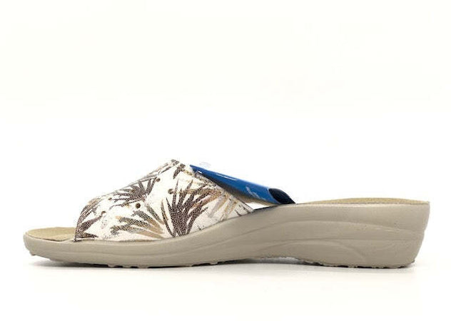 FLY FLOT Ciabatta donna aperta a fascia bianco