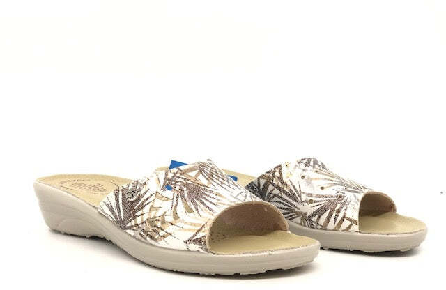 FLY FLOT Ciabatta donna aperta a fascia bianco