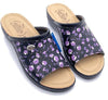 FLY FLOT Ciabatta sanitaria Donna Lilla a fiori