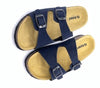 FLY NATURE Ciabatta 2 Fibbie Bambino Blu
