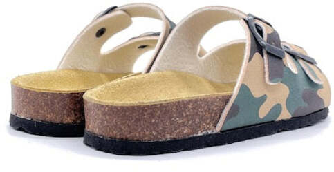 FLY NATURE Ciabatta 2 Fibbie Bambino Mimetico