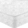 Fodera Coprimaterasso in Cotone Damasco con cerniera - Varie Dimensioni - Passarelli Biancheria