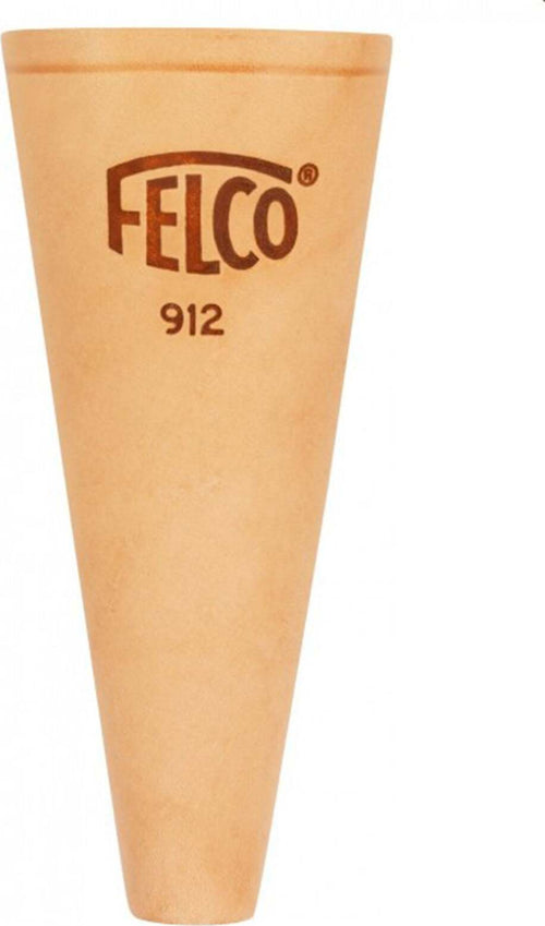 Fodero in cuoio per forbici da potatura conico passante con clip a molla per cintura