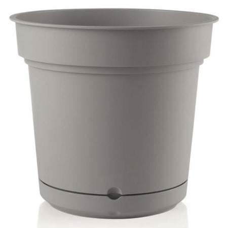 Vaso tondo con sottovaso "Hydral Element" per fiori e piante