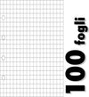 Fogli-Forati-Per-Quaderni-Ad-Anelli-Quaderno-A4-A-Quadretti-Ricambi-Raccoglitore
