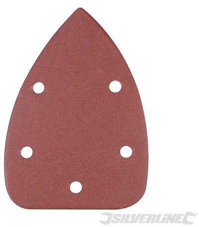 Fogli per levigatura a delta con fissaggio strappo in ossido di alluminio 140mm