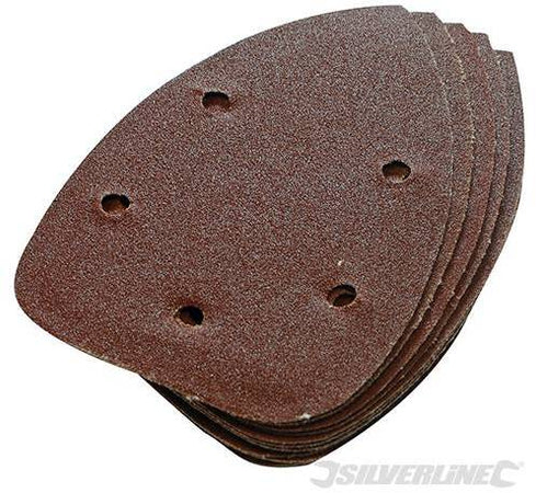 Fogli per levigatura a delta con fissaggio strappo in ossido di alluminio 140mm