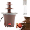 Fontana-Cascata-Di-Cioccolato-Fonduta-Formaggio-Antiaderente-Dolce-Festa-Party