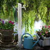 Fontana-da-Giardino-a-Colonna-esterno-TIGLIO-Acciaio-Inox-Spazzolato-H-95-cm