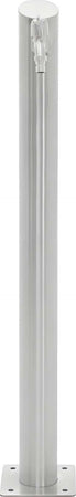 Fontana-da-Giardino-a-Colonna-esterno-TIGLIO-Acciaio-Inox-Spazzolato-H-95-cm