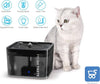 Fontana Per Cani E Gatti 2,5 Litri Con Luce A Led Spegnimento Automatico Traslucido Super Silenzioso (＜ 35 Db) Distributore Di Acqua Con 5 Filtri